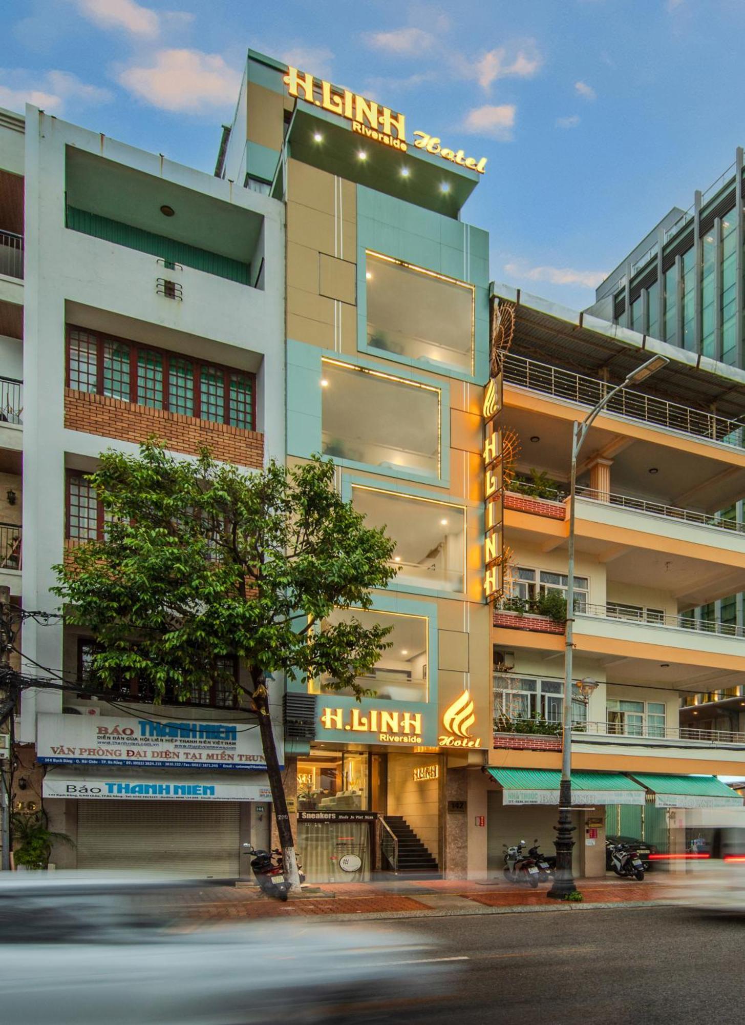 Hoang Linh Riverside Hotel Danang Bagian luar foto